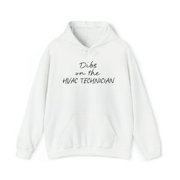 HVAC Technician Tech Wife Girlfriend GF Hoodie, Gifts, Hooded Sweatshirt