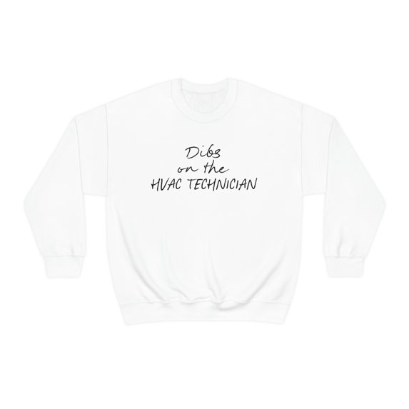 HVAC Technician Tech Wife Girlfriend GF Sweatshirt, Gifts, Sweater Shirt