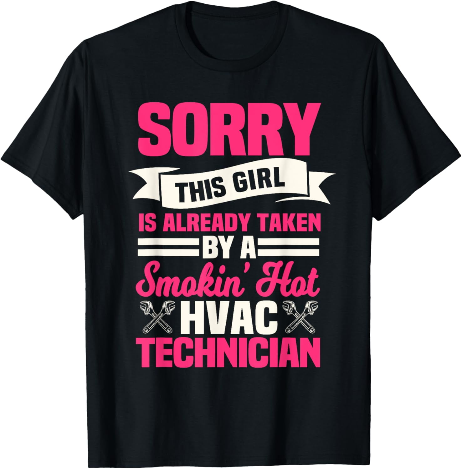 HVAC Technician Wife Mechanic Service HVACR Tech Installer TShirt