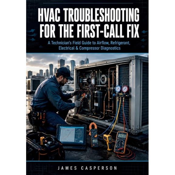 HVAC Troubleshooting for the First-Call Fix: A Technician's Field Guide to Airflow, Refrigerant, Electrical & Compressor, (Paperback)