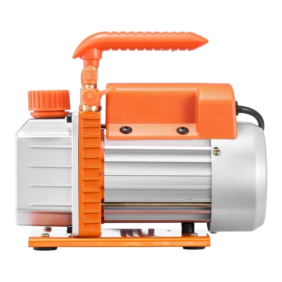 HVAC Vacuum Pump 3.5 CFM 1/4 HP - Rotary Vane AC Pump for R134a/R22/R410a - Automotive A/C Maintenance, Degassing, Oil Included