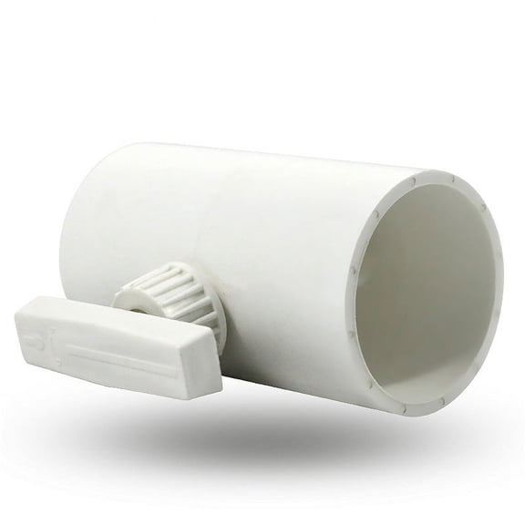 HVAC Valve Air Duct Valve ABS Plastic Gas Valve Air Damper 75 110 160 200 mm For Ventilation Pipe Gas Volume Flow Rate Regulate