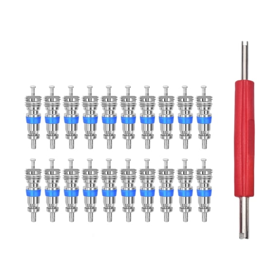 HVAC Valves Cores Valves with Seal for R410A R22 Air Conditioning Replacement Automotive Accessories
