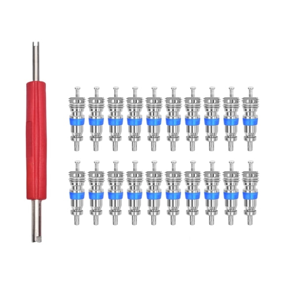 HVAC Valves Cores Valves with Seal for R410A R22 Air Conditioning Replacement Automotive Accessories