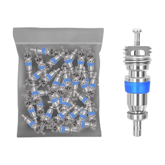 HVAC Valves Cores Valves with Seal for R410A R22 Air Conditioning Replacement Automotive Accessories
