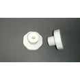 thumbnail image 1 of HVAC manual damper knob white, designed for .25 Inch shaft dampers, 1 of 3
