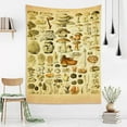 thumbnail image 1 of HVEST Mushroom Tapestry Various Vintage Fungus Printing Tapestry Wall Hanging Illustration Reference Chart Poster Vertical Tapestries for Living Room Bedroom Dorm Office Home Wall Art Decor 40x60 Inch, 1 of 6