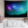 thumbnail image 1 of HVEST Space Tapestry Mysterious Galaxy Nature Landscape Tapestries Forest Night Wall Hanging Tapestry for Bedroom Living Room Dorm Party Wall Decor, 80W X 60L Inches, 1 of 6