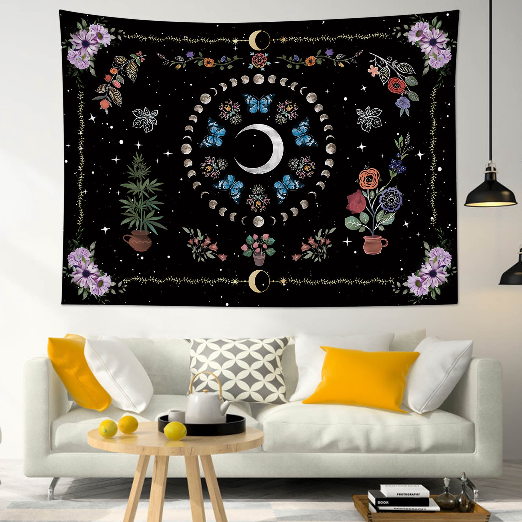 Floral Tapestry Wall Hangingnull