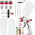 HVLP Air SprayGun Set with Disposable Paint Cup 600cc,with Air