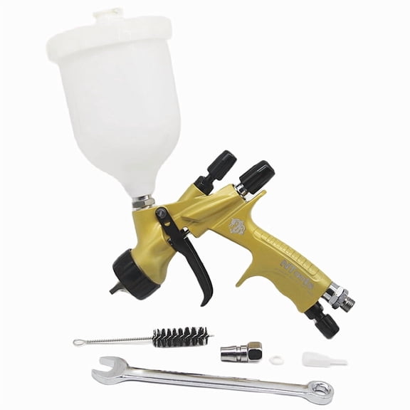 HVLP Paint Spray Gun Gravity Spray Gun 1.3mm With 600CC Paint Tank For Painting Car Aerograph Repair Spray Gun Air Tools