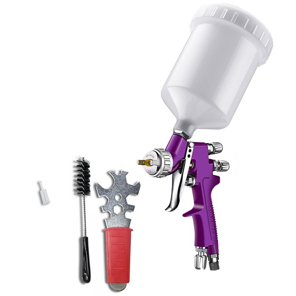 HVLP Pneumatic Gravity Feed Spray Gun 1.3MM Nozzle Paint Sprayer Car