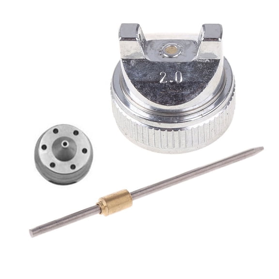 HVLP Spray Gun Nozzle Kit - Replacement Tips & Needles, 2.0mm, for Paint Sprayers