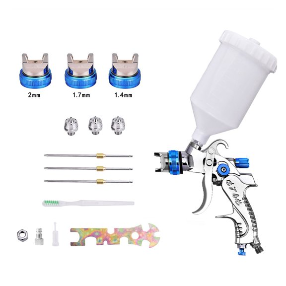 HVLP Spray Painting 600ml 1.4/1.7/2.0mm Nozzle Size Waterborne Paint Use For Car Paint Spray Guns ,Advanced technology
