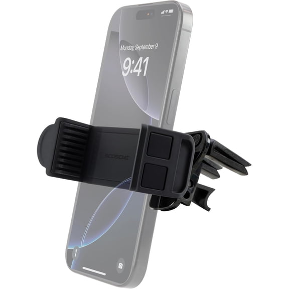 HVM2-1 Vent Phone Mount for Car, 360 Adjustable Cellphone Stand, Hands-Free Cell Phone Holder for Car Air Vent Compatible with iPhone 16/15/14/13/12 Series & Mobile Phones up to 3.5 inches