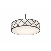 AFX  Haven 17'' Medium Base Pendant - Black Finish