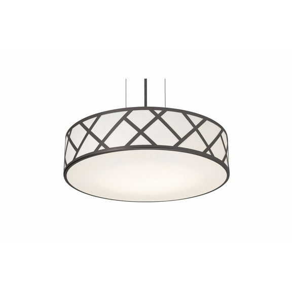 AFX  Haven 17'' Medium Base Pendant - Black Finish