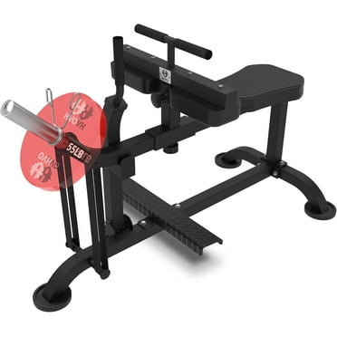 HVO Adjustable Seated Calf Raise Machine:Calf Exercise Leg Training Equipment, 660LBS Home Gym Black