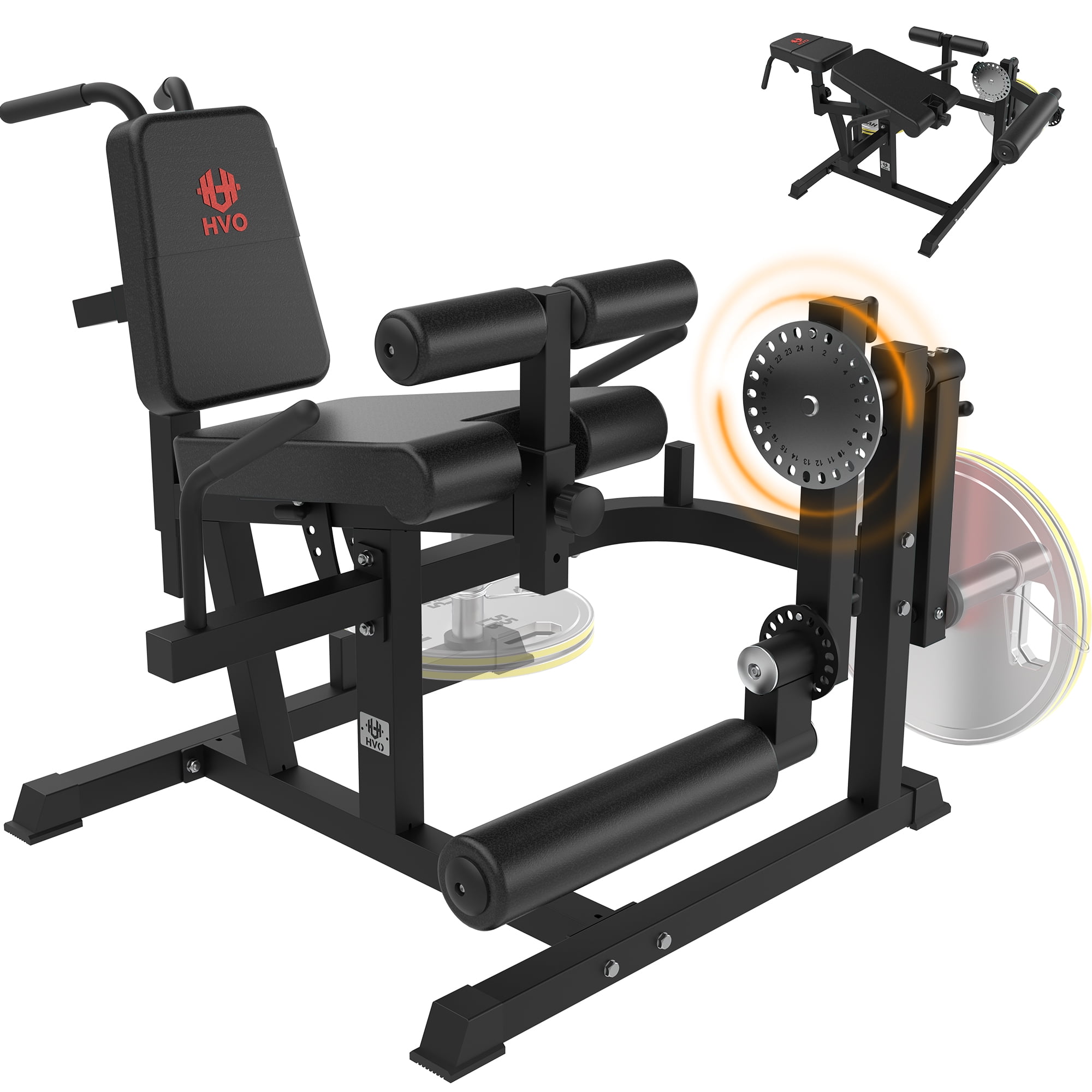 HVO Leg Curl Machine Extension - Hamstring Curl Lower Body Workouts for ...