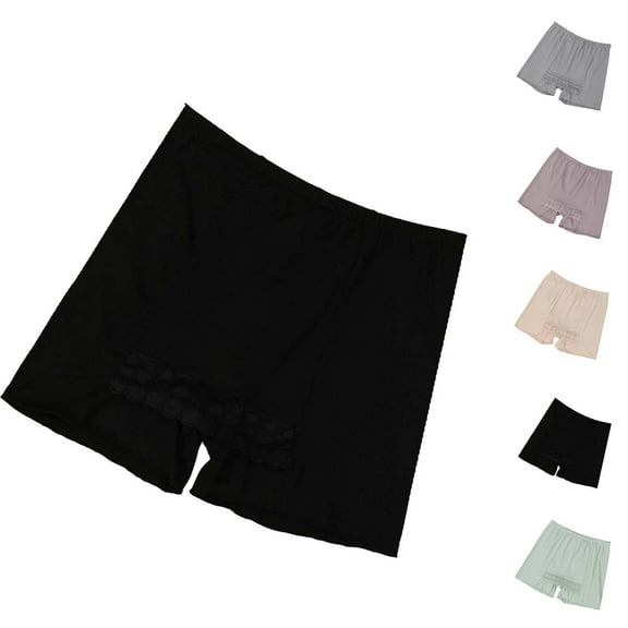 HVOBTTY Breathable Panties for Women, Womens Underwear, Women Solid Color Patchwork Briefs Panties Underwear Knickers Underpants Black, L