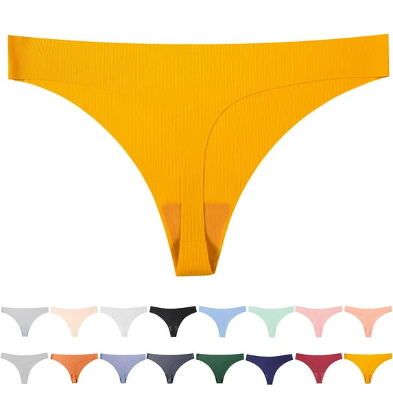 HVOBTTY Breathable Panties for Women, Womens Underwear, Womens Low Waisted Seamless Plus Size Underwear Solid Color Red, S