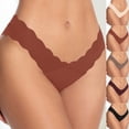 thumbnail image 1 of HVOBTTY Breathable Panties for Women, Womens Underwear, Womens Solid Color Underwear Breathable Sports Four Cornered Underwear Lace Briefs Wine, S, 1 of 5