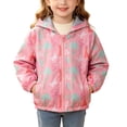 thumbnail image 1 of HVOBTTY Fall Unisex Toddler's Jacket Zip Up Hooded Softshell Jacket Wind All Over Print with Side Pockets Coat for 1-9 Years, 1 of 4