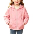 thumbnail image 1 of HVOBTTY Fall Unisex Toddler's Jacket Zip Up Hooded Wind Softshell Jacket All Over Print with Side Pockets Coat for 1-7 Years, 1 of 4