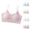 thumbnail image 1 of HVOBTTY Girls Bra Seamless Wireless Training Plus Size Lightweight Developmental Sports, 1 of 3