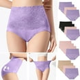 thumbnail image 1 of HVOBTTY Women's Briefs High Waist Breathable Butt Lifting Daily Wear, 4-Pack, 1 of 4