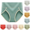 thumbnail image 1 of HVOBTTY High Waisted Soft Underwear for Women, Womens Underwear, Women's Large Size High Waist Panties Fashionable Women's Panties Beige, XXL, 1 of 4