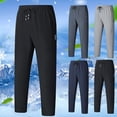 thumbnail image 1 of HVOBTTY Men's Sport Long Pants Drawstring Elastic Waist Casual Outdoor Wear with Pocket, 1 of 4