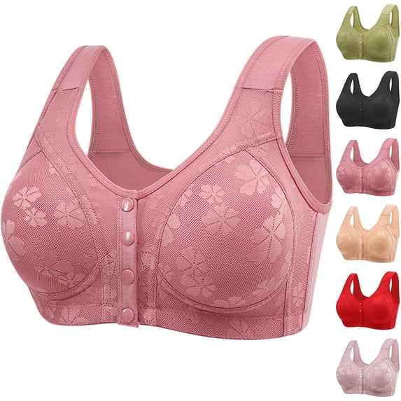 HVOBTTY Women's Soft Comfortable Bra Wireless Non Magnetic Bandeau Lightweight Tank Style Daily Wear