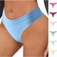 thumbnail image 1 of HVOBTTY Soft Sports Thong for Women, Womens Low Waisted Briefs, Women's Fashion Casual Solid Color Low Waist Comfty Sporty Breathable Briefs Wine, L, 1 of 5
