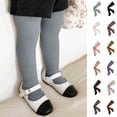 thumbnail image 1 of HVOBTTY Toddler Summers Base Leggings Striped Seamless Footed Pantyhose for Girls Navy, 3-4 Years, 1 of 5