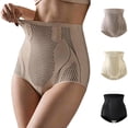 thumbnail image 1 of HVOBTTY Women's Cotton High Waist Briefs Solid Color Underwear High Stretch Relaxed Breathable Panties, 1 of 5