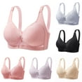 thumbnail image 1 of HVOBTTY Women's Daily Bra, Bras for Women, Woman's Lace Thin Style Ventilate Large Size Bra without Steel Rim Beige, XXXL, 1 of 5