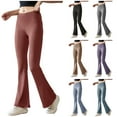 thumbnail image 1 of HVOBTTY Women's Fall Flare Leg Long Leggings Flared Yoga Slim Structure Suitable for Sports and Casual Activis Pants, 1 of 5