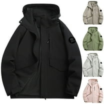 HVOBTTY Women's Fashion Clothing, Rain Jacket Women, Women's Spring And Fall Thin Fashion Waterproof And Windproof Jacket Coat White XL