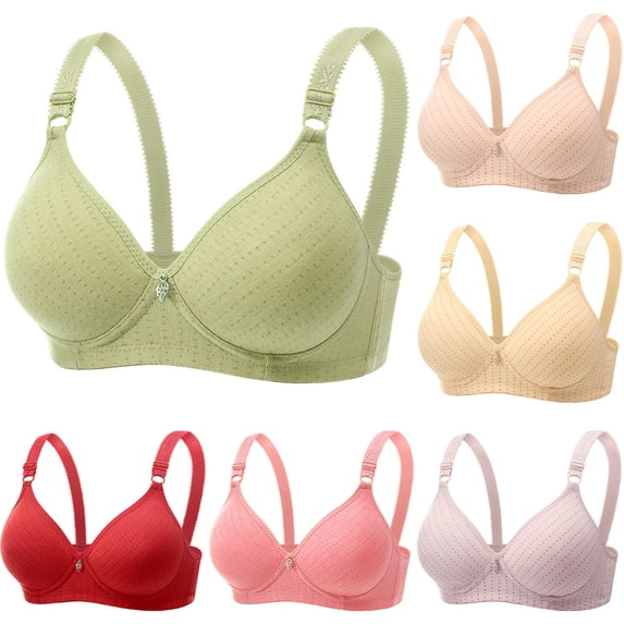HVOBTTY Women's Wireless Bras Tank Style Push Up Breathable Soft Support Daily Casual Seamless Underwear