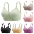 thumbnail image 1 of HVOBTTY Womens Basic Bras, Bras for Women, Woman's Solid Color Lace Ventilate Large Size Bra without Steel Rim Pink, 36/80, 1 of 3