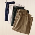 thumbnail image 1 of HVOBTTY Womens A Line Mid Length Skirts, Summer Skirt for Women, Womens Casual Solid Color Linen High Waist Versatile Breathable Daily Outdoor Midi Skirt Green, M, 1 of 4