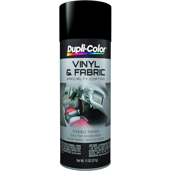 HVP106  and Fabric Coating Spray Paint - Flat Black - 11 oz Aerosol Can