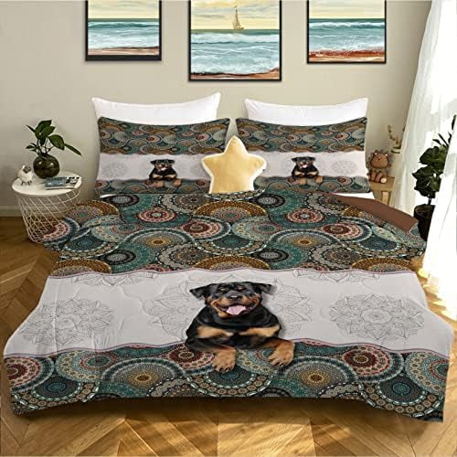 HVSDIMO BEDMUST Jesus Cross Print Comforter Set for Boys Girls Adults