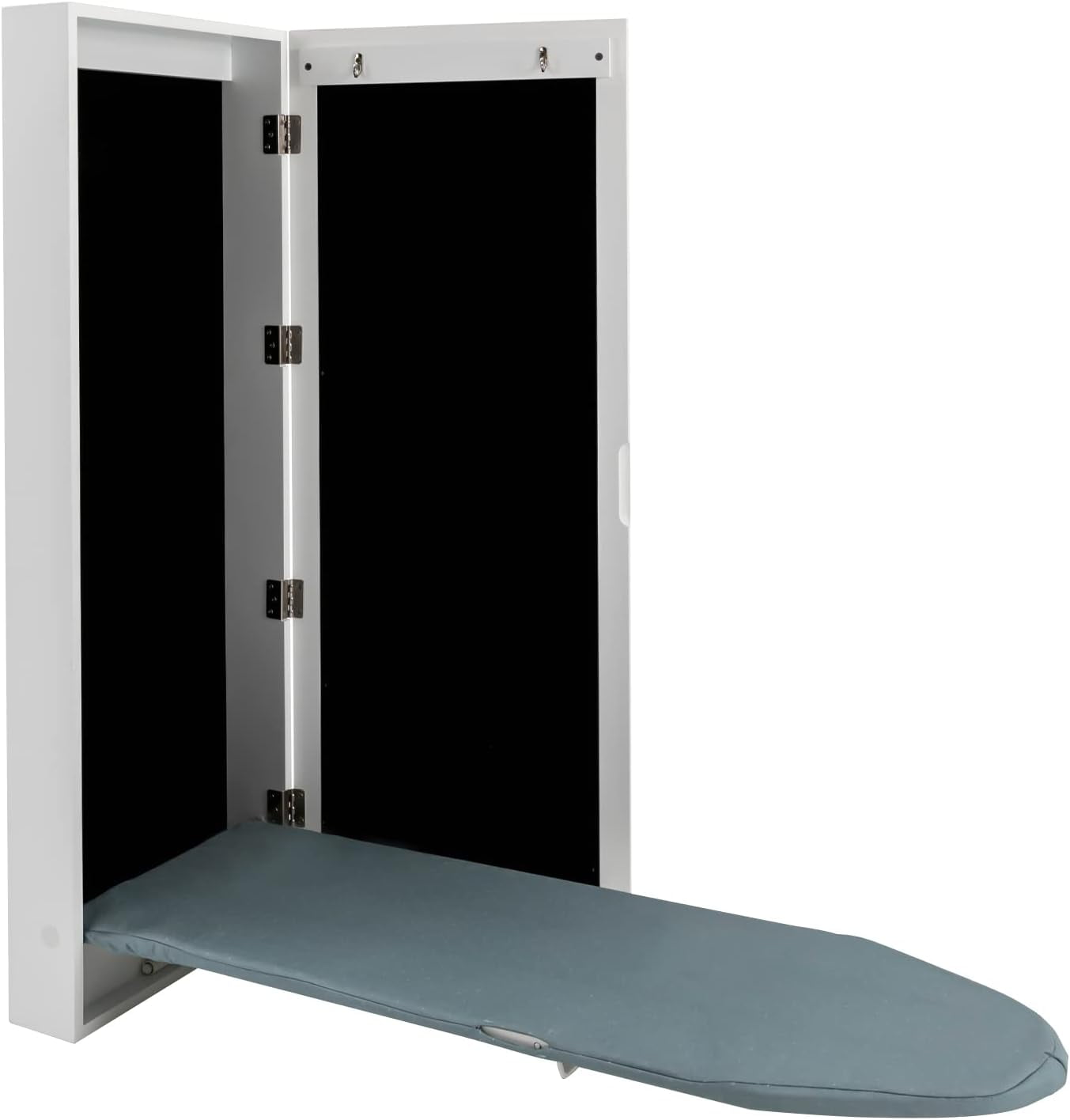 HVSDIMO Wall Mounted Ironing Board Foldable Hanging Ironing Board with Mirror Compact