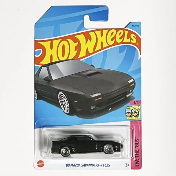 HW 2023 89 Mazda Savanna RX-7 FC35 (Black) HW The 80s