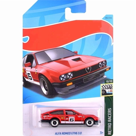 HW 2023 Alfa Romeo GTV6 3.0 (Red) Retro Racers