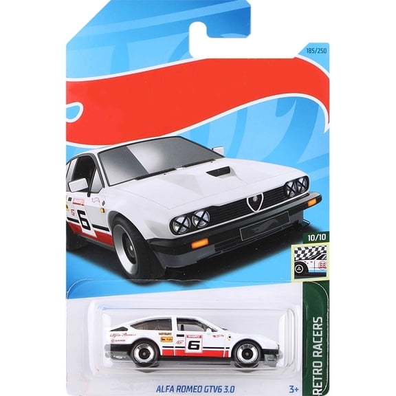 HW 2023 Alfa Romeo GTV6 3.0 (White) Retro Racers