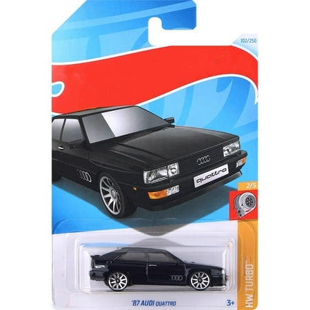 HW 2024 87 Audi Quattro (Black) HW Turbo