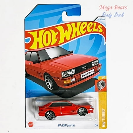HW 2024 87 Audi Quattro (Red) HW Turbo